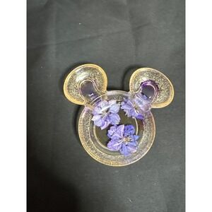 Handmade Inspired Trinket Dish‎ with Pressed Flower Accents